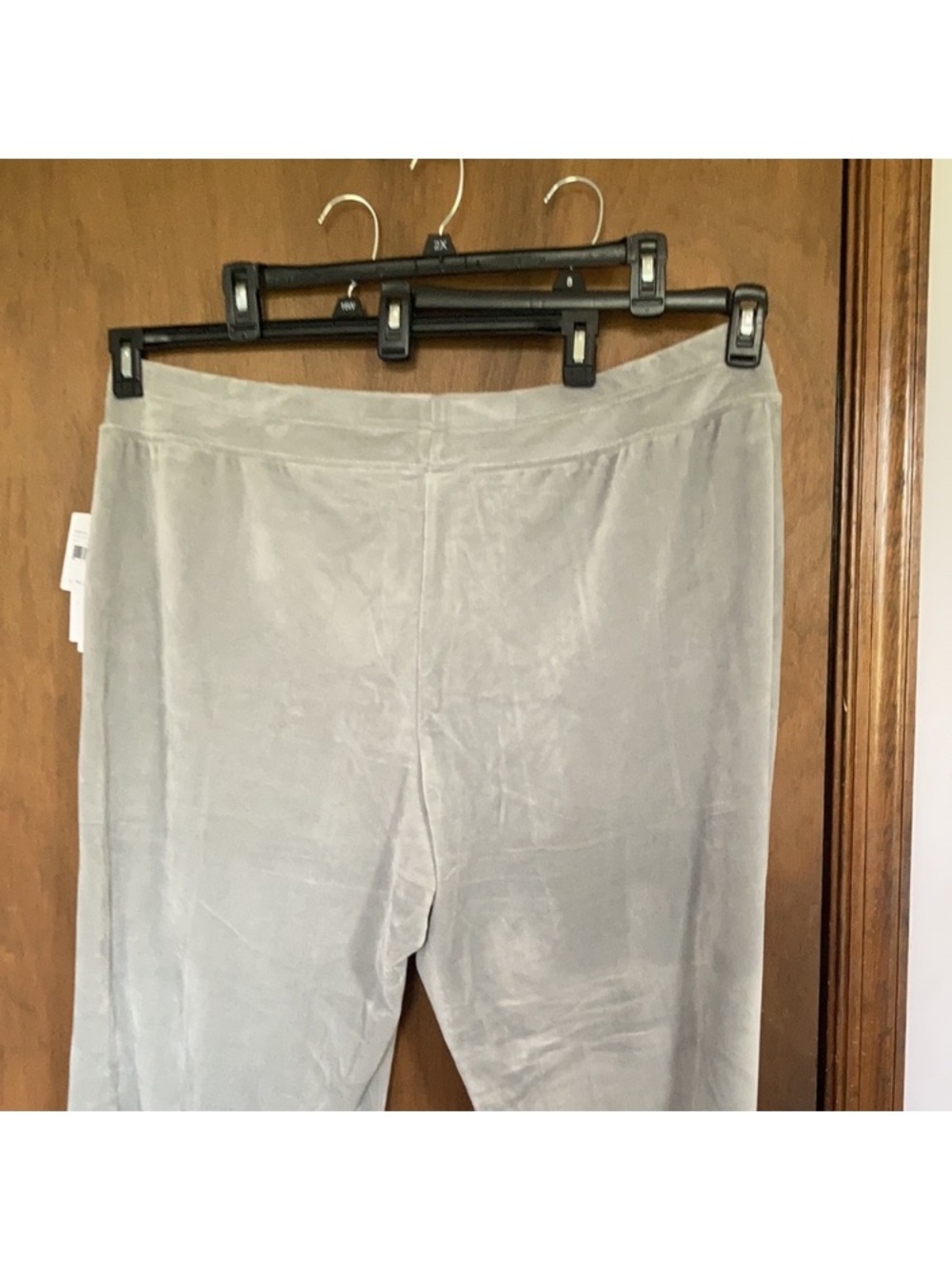 Sportelle gray velour velvet soft comfy pull on pant 2X - Picture 7 of 17